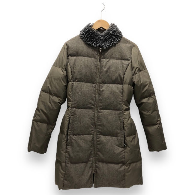 【値下げしました】美品【FABIANA FILIPPI】ファビアナフィリッピ ダウン ジャケット コート ブラウン サイズXS 女性用 レディース RC4636【中古】