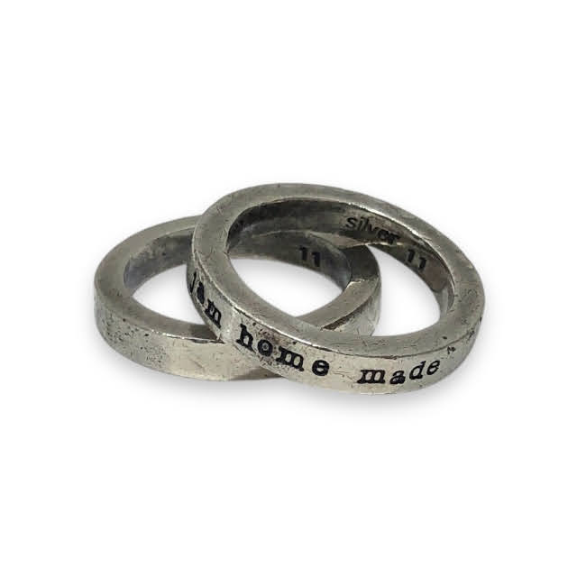 楽天市場】JAM HOME MADE 3D XZ RING L 指輪 リング シルバー925 燻