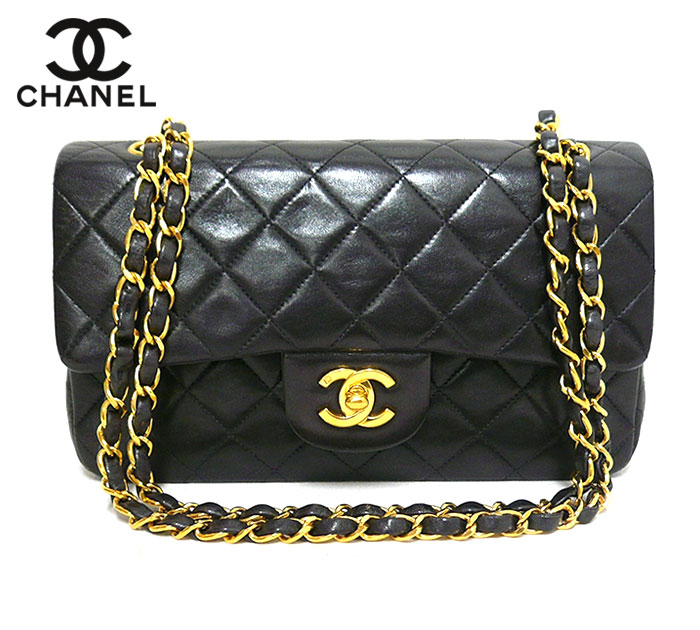 【楽天市場】【CHANEL】シャネル マトラッセ23 ラムスキン Wチェーン ダブルチェーン ショルダーバッグ ココマーク ダブルフラップ