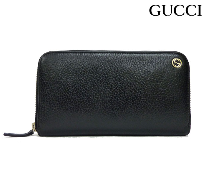 楽天市場】GUCCI グッチ 財布 ラウンドファスナー長財布 レザー