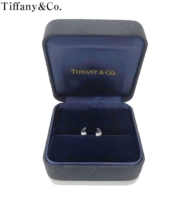 Tiffany Co ティファニー エレサ ペレッティ ティアドロップ ピアス Pt950 プラチナ ジュエリー アクセサリー 中古 Ff1643 Mozago Com