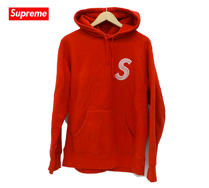 当店の記念日 Supreme シュプリーム 18aw エス ロゴ スウェット パーカー Mサイズ レッド 赤 カナダ製 中古 Ff17 Xx Tops Ff17 Blacksoc Com