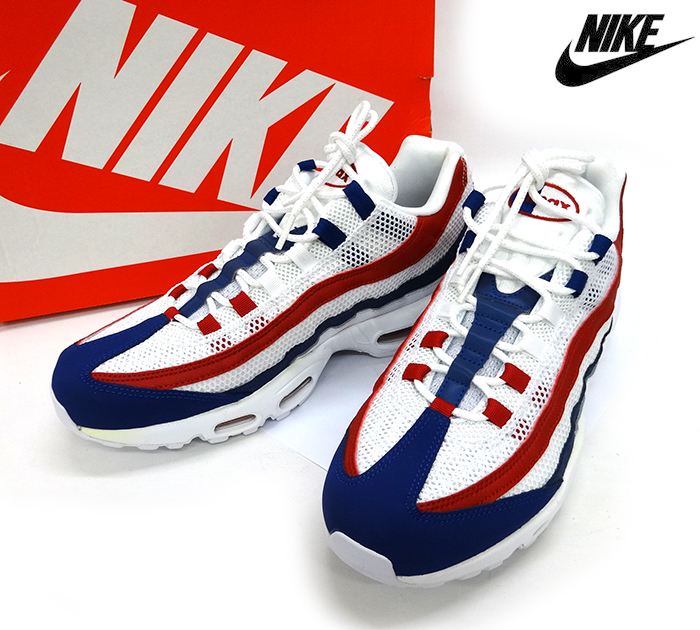 【楽天市場】【NIKE】ナイキ CJ9926-100 エアマックス95 シューズ NIKE AIRMAX95 海外限定 28cm 白×青×赤