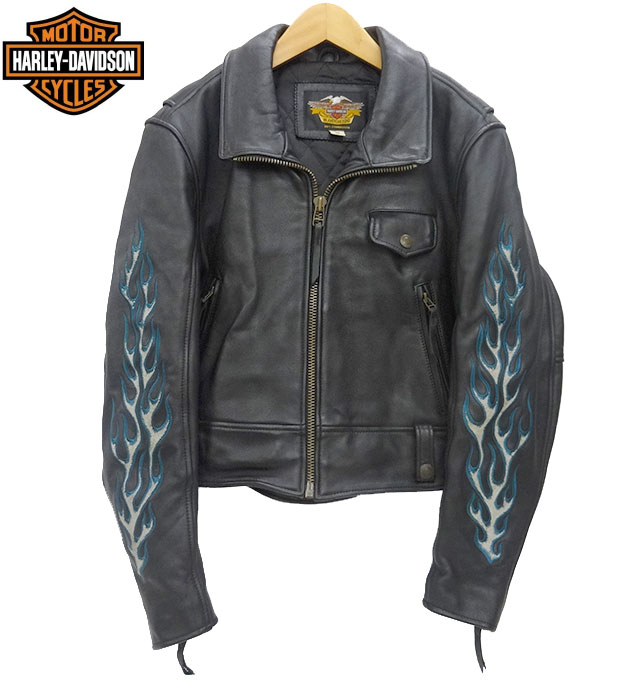 品多く HARLEY DAVIDSON ファイヤー レザージャケット ハーレー