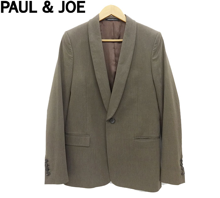 エコライフ メンズ 人気 Mister 本切羽 フランスメイド ブランド Sサイズ ジャケット 高級 Ff2551 Sサイズ Paul Joe 中古 Ff2551 リサイクルストア シングル ミスターポール ジョー 紳士服 本切羽 Mister テーラードジャケット センターベント