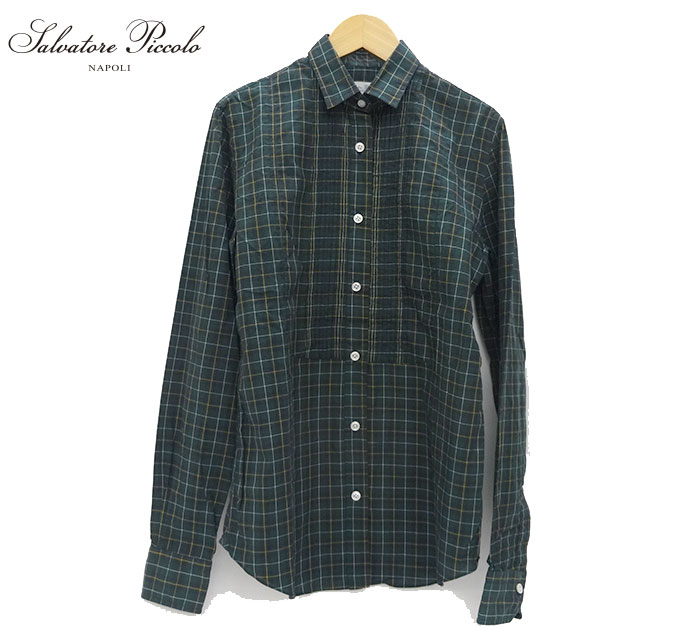 UNITED ARROWS - サルヴァトーレピッコロ Salvatore Piccolo ドゥロワー Drawer 長袖 シャツ/ブラウス 42サイズ チェック ネイビー レディース F-YA143 楽天市場】サルヴァトーレピッコロ Salvatore Piccolo