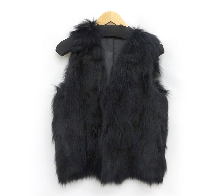 ルシェルブルー　フォックスファー　ジレ　ファーベストリアルファーベストセオリー 楽天市場】【中古】LE CIEL BLEU FOX VEST ファーベスト