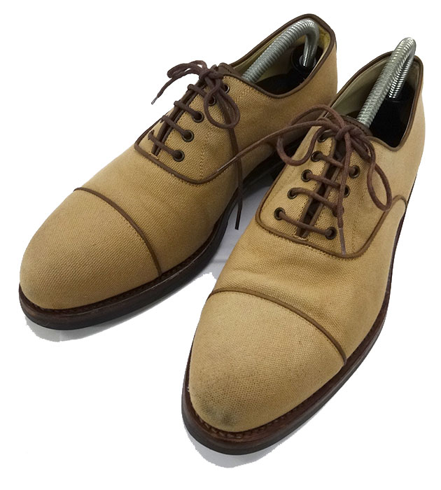 CARMINA ブラウン キルト シューズ 靴　5 23.5 Carmina Shoe Review - Chestnut SEMI-BROGUE Oxfords