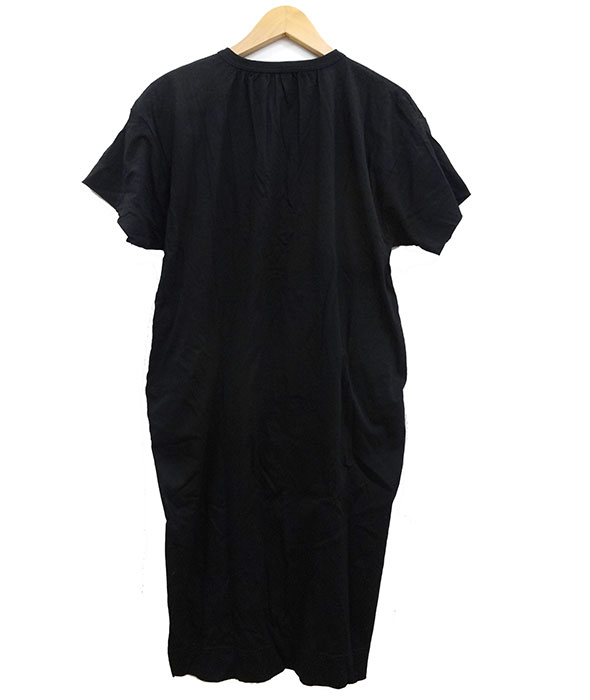 Grandma Mama Daughter グランママドーター ストレッチワンピース コットンクルーネック サイズ0 綿100 黒 ブラック 日本製 レディース 春夏 半袖 中古 Fb1618 Vmaphotographystudios Com