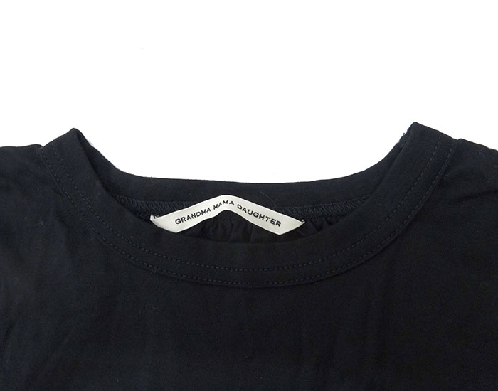 Grandma Mama Daughter グランママドーター ストレッチワンピース コットンクルーネック サイズ0 綿100 黒 ブラック 日本製 レディース 春夏 半袖 中古 Fb1618 Vmaphotographystudios Com