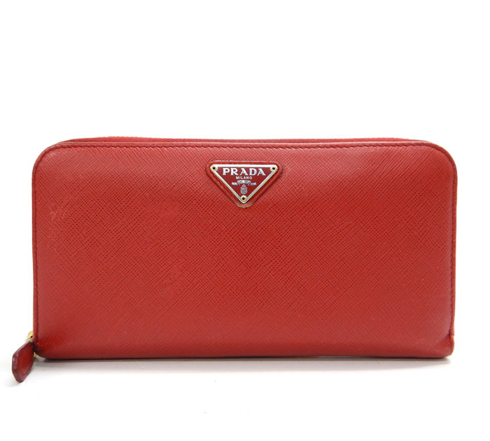 PRADA プラダ 長財布 フランケンハート サフィアーノ レディース PRADA プラダ 長財布 フランケンハート サフィアーノ レディース