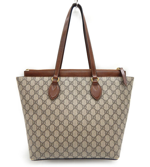 グッチ　GUCCI　トートバッグ　GGシュプリーム　キャンバス　レザー　チャーム GUCCI （新品・未使用品）グッチ 100周年 限定 トートバッグ GG