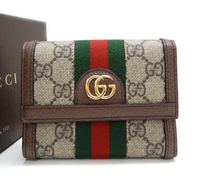 楽天市場】グッチ GUCCI ミニウォレット オフィディア 735099 三