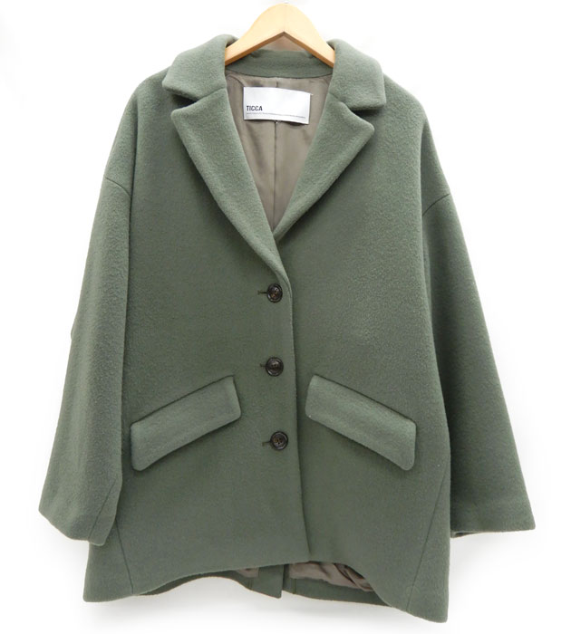 楽天市場】TICCA ティッカ TBKA-272 Tent Coat ウール テント コート F