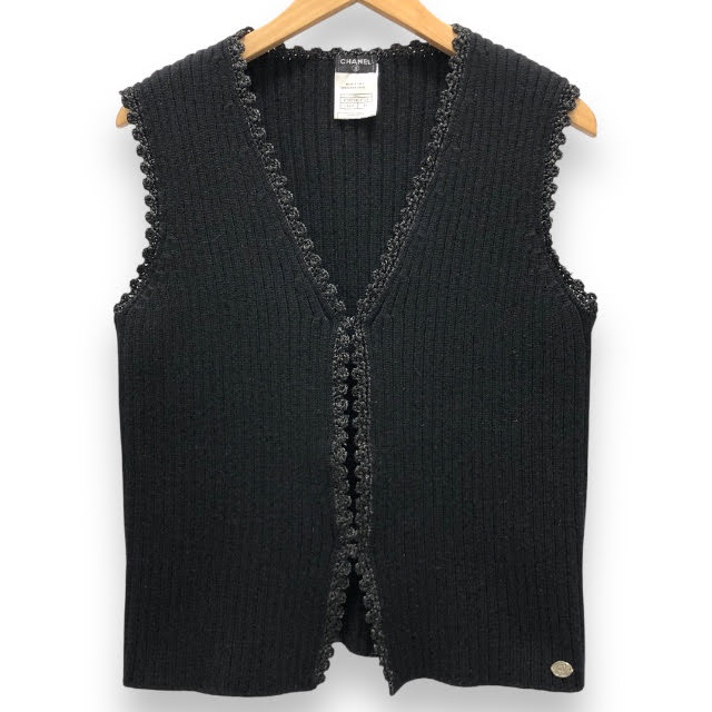 楽天市場】CHANEL シャネル ベスト ピンク ライトパープル レッド