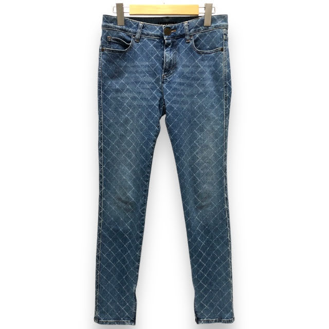 楽天市場】CHANEL P55686 マトラッセ ストレッチ 裾ジップ デニム