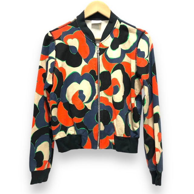 ▼【値下げしました】【DRIES VAN NOTEN】ドリス ヴァン ノッテン リリジップ 総柄 ブルゾン サイズS 女性用 レディース トップス RA7810【中古】｜リサイクルストア　エコライフ
