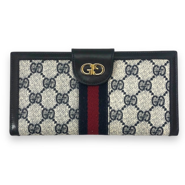 ✨良品✨GUCCI オールドグッチ シェリーライン 2つ折り財布 パスケース ✨良品✨GUCCI オールドグッチ シェリーライン 2つ折り財布 パス