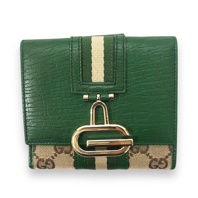 楽天市場】【財布】GUCCI グッチ GGキャンバス 2つ折財布 ダブル