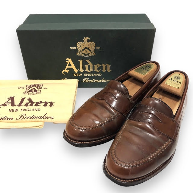 ALDEN オールデン　USA製 27.5 9.5 モカシン　ラッセル ALDEN オールデン USA製 27.5 9.5 モカシン ラッセル - メルカリ