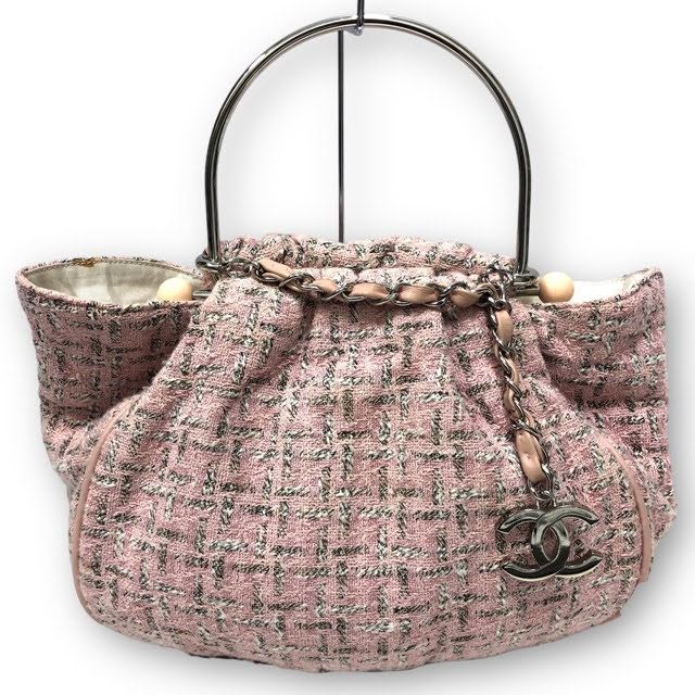 楽天市場】【バッグ】CHANEL シャネル ツイード柄 トートバッグ
