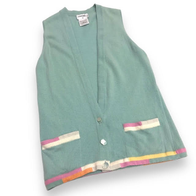 楽天市場】【シャネル】Chanel 01P ココマーク ニットベスト