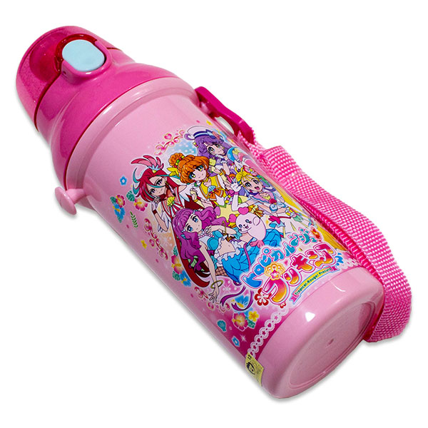 楽天市場 トロピカル ジュ プリキュア 食洗機対応 直飲みワンタッチボトル 480ml Psb5sanag 水筒 プラボトル 直飲み水筒 キッズタウン