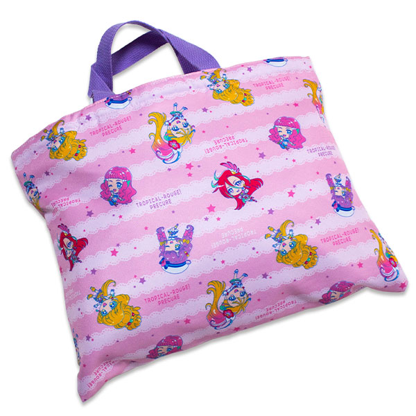 楽天市場 トロピカル ジュ プリキュア レッスンバッグ H約310 W400mm ポリエステル100 手提げバッグ キッズタウン