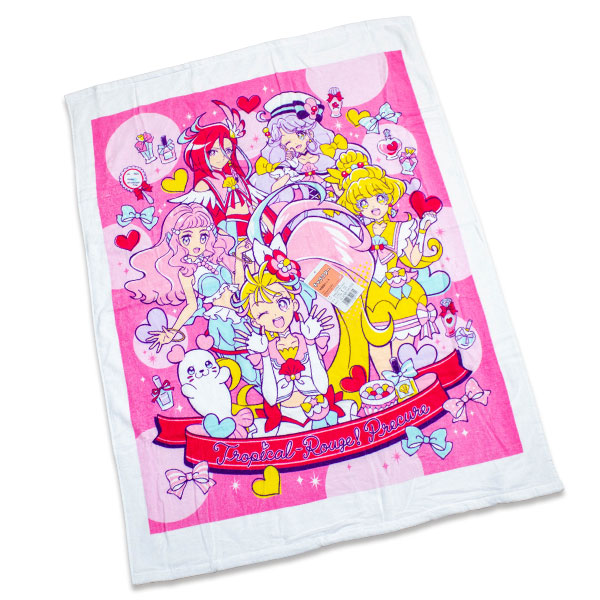 楽天市場 送料無料 トロピカル ジュ プリキュア お昼寝ケット 約85 115cm タオルケット おひるねケット タオル キッズタウン