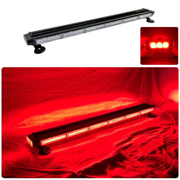 楽天市場】緊急車両用 赤色灯 12V 24V【37cm】LED 回転灯 バー