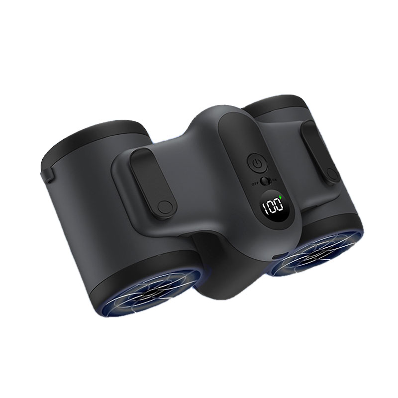 ランキングや新製品 空調ファン ベルトファン 風量3段階調節 mah Usb充電式 ウエストクーリングファン 扇風機 ベルト扇風機 腰掛け 扇風機 ジェットファン ツインファン ダブルファン ミニ扇風機 長時間使用 作業服 屋外作業 ブラック グレー キャンプ アウトドア
