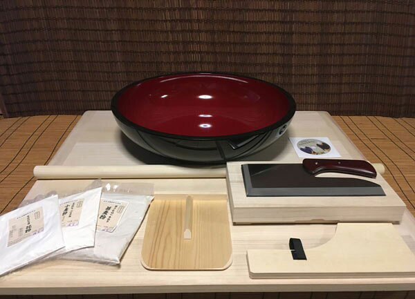 具・高級54センチこね鉢・そば粉セット （そば打ちセット）lym14 オフィス木村it21