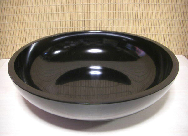 54珊《全黒遣りくち》御前上等石炭酸こね鉢