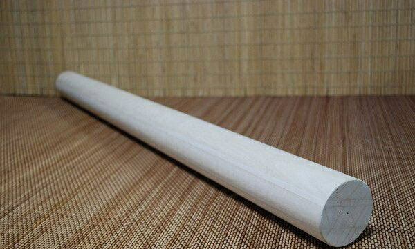 打ち棒 ほお 極太 径7,5cm×100糎  【目の前打ち御先棒】