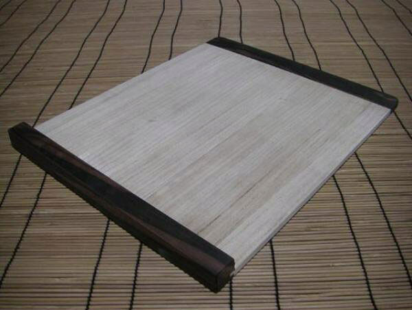 駒板　最高峰 黒檀・会津桐合わせ　27cm×33cm　そば打ち用 12,236円