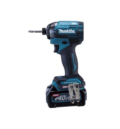 マキタ TD002GRDX 青 (2.5Ahバッテリ2個・充電器・ケース付) 充電式インパクトドライバ 40Vmax|e-tool