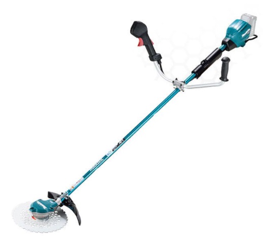 マキタ MUR002GZ 本体のみ (バッテリ・申し受ける器別売) 申し受ける式草刈機 40Vmax 働き掛ける非対称的U手持ち部分 草刈刃255粍