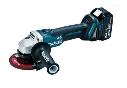 マキタ GA504DRGXN 18V 充電式125mmディスクグラインダ スライドスイッチ 6.0Ah(バッテリ2個・充電器・ケース付)
