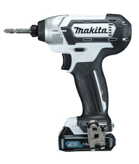 マキタ　TD110DSHXW　白　セット(バッテリ2個・充電器・ケース付)　充電式インパクトドライバ　10.8V　1.5Ah