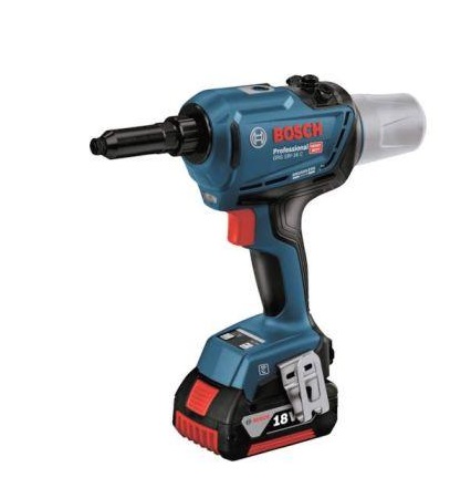 ボッシュ GRG18V-16C 書き割り(バッテリ2個・申し受ける器・容れもの付) コードレスリベッター 18V 5.0Ah