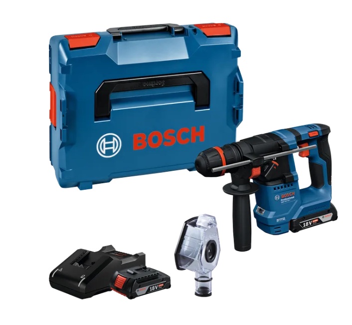 ボッシュ GBH18V-18X セット (バッテリー2個・充電器・ケース付) コードレスハンマードリル 18V BOSCH