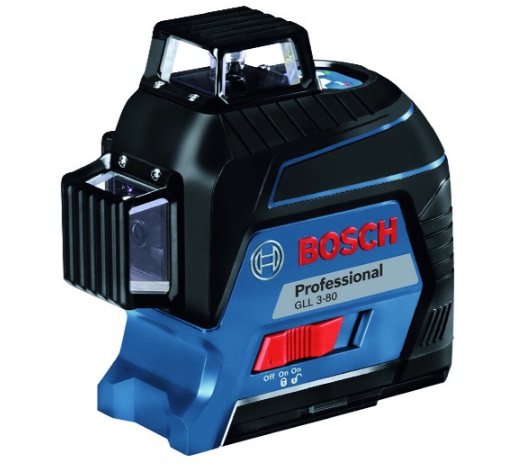 ボッシュ GLL3-80KITN レーザー墨出し器 水平4ライン・垂直4ライン・鉛直・地墨 BOSCH