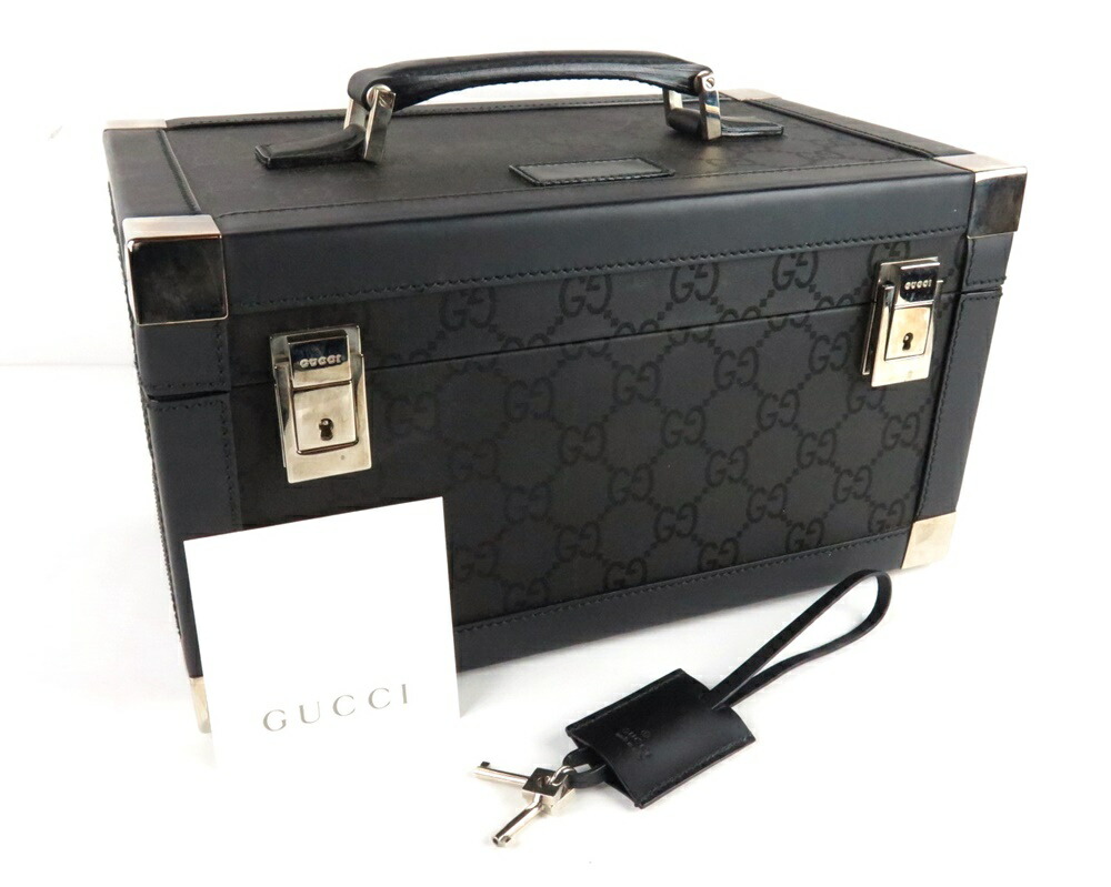 【新品】GUCCI リップケース　ネックレス　ブラック　オシャレ　GG レザー 未使用】GUCCI リップケース ネックレス ブラック オシャレ GG