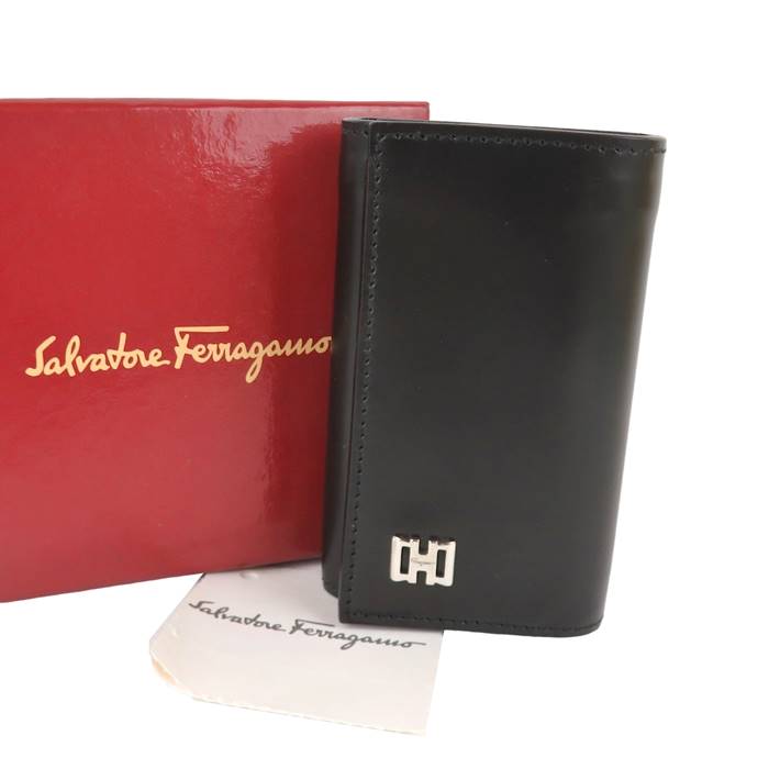 Salvatore Ferragamo キーケース 赤 革 箱付き 6連. 楽天市場】ferragamo／フェラガモ 6連キーケースの通販