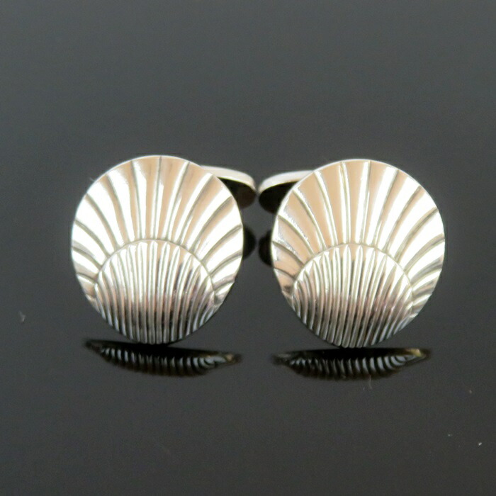 【中古】置き目品 GEORG JENSEN ジョージ・ジェンセン カフスリンク カフリンクス #66 スターリングしろがね色925 外殻 外殻 デンマーク王国製 メンズ佩び物【貨物輸送無料】