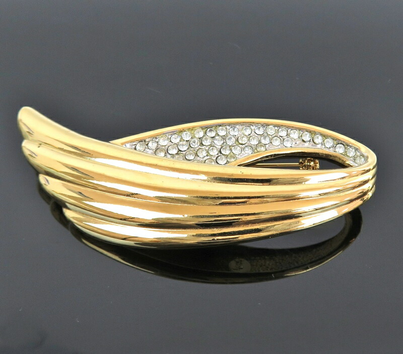 楽天市場】【中古】イヴサンローラン ブローチ フラワー ビジュー