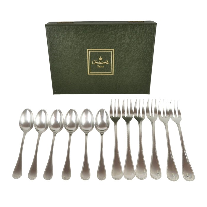 Christofle スプーンセット12本 専用ケース付き クリストフル12cm 616jrm1qp5L._AC_UF894,