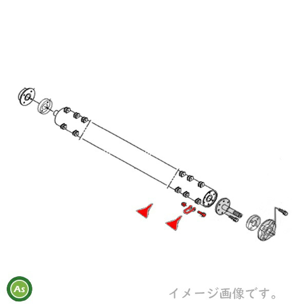IHIスター 純正爪 フレールモア用 フレール爪T (イチョウ刃) 20枚 ＋ シャックルボルト 20組