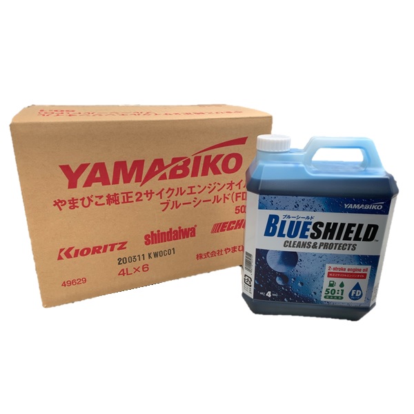 人気ブランドの 4L FDグレード SHIELD) (BLUE エンジンオイル 2サイクル 純正 やまびこ 【取寄品】共立/新ダイワ 50:1  混合燃料用オイル ） （X697-000310 - パーツ - hlt.no