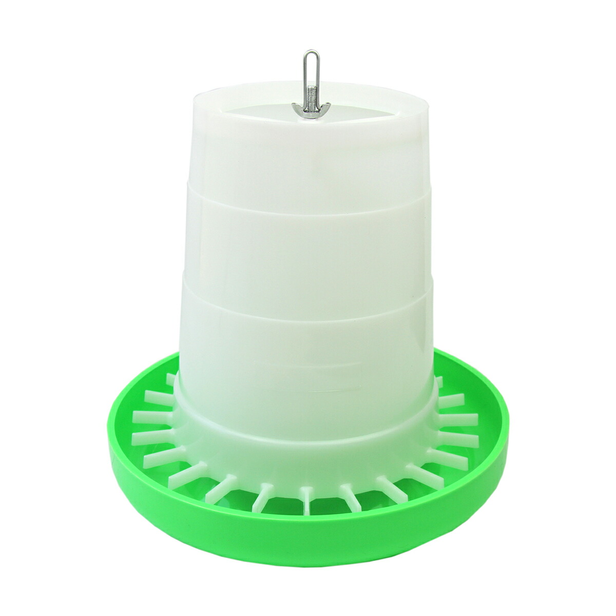 楽天市場】【エサ入れ】自動給餌器(スケルトン緑) 容量2Kg 【にわとり